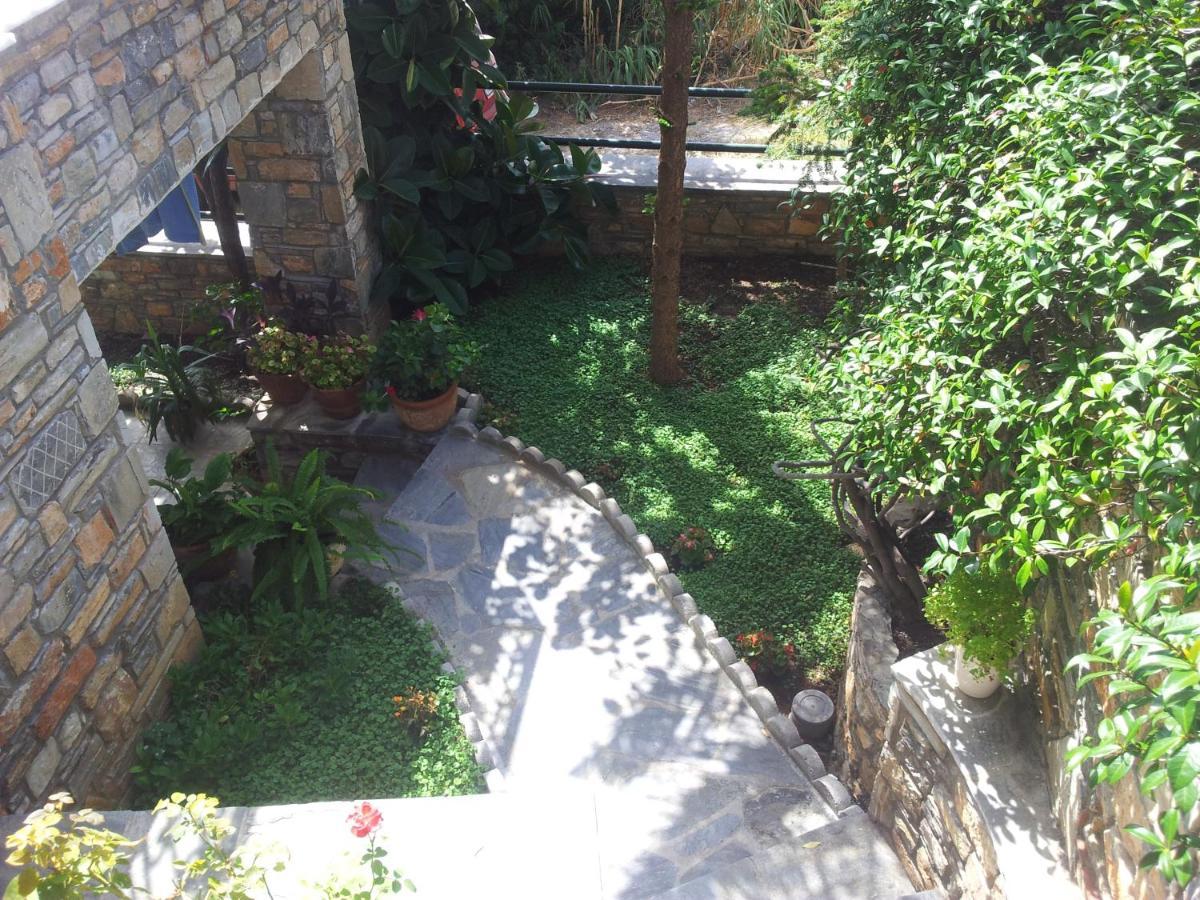 Beach Front House With View Marathos  Екстер'єр фото