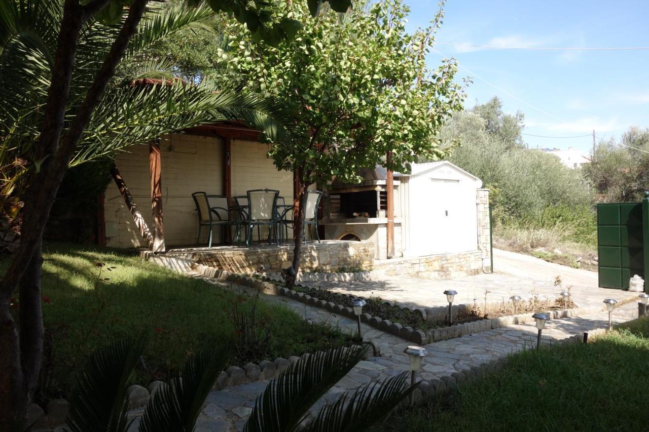 Beach Front House With View Marathos  Екстер'єр фото