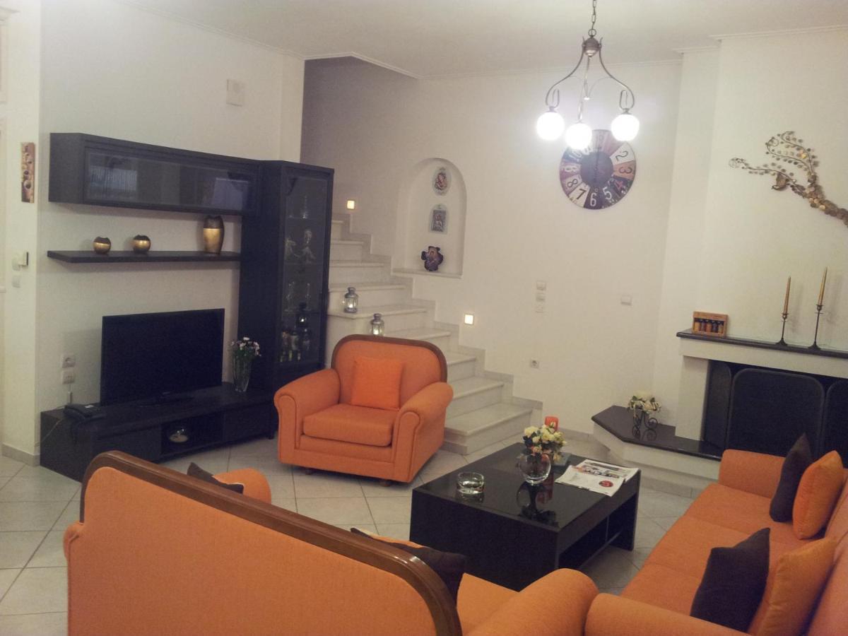 Beach Front House With View Marathos  Екстер'єр фото